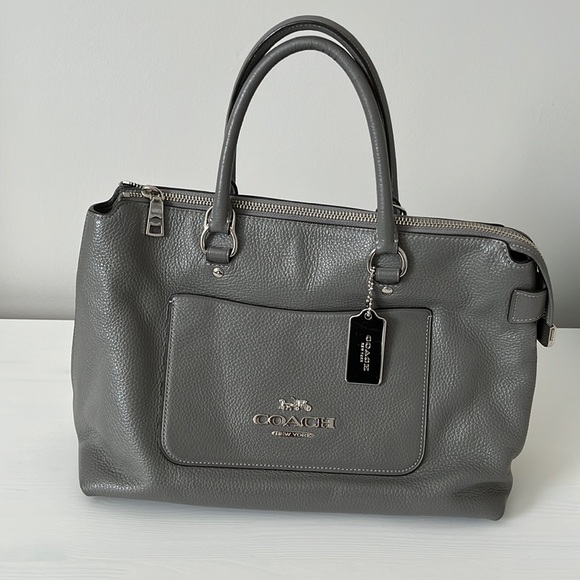 Pebbled Leather Coach Bag and Wallet Set - Picture 2 of 16